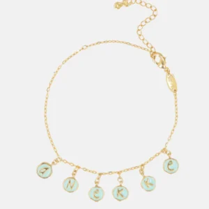 Tobillera con chapitas doradas Calm - Anekke