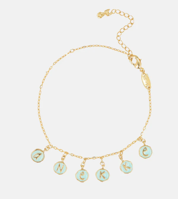 Tobillera con chapitas doradas Calm - Anekke