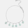 Tobillera con chapitas plateadas Calm - Anekke