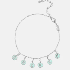 Tobillera con chapitas plateadas Calm - Anekke