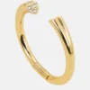 Pulsera abierta corazón dorado - Anekke