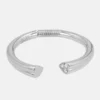 Pulsera abierta corazón plateado - Anekke