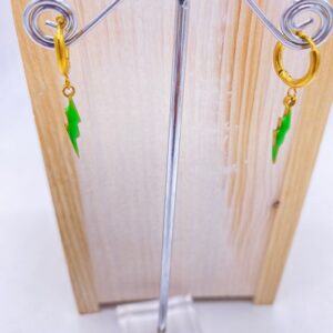Pendientes Acero con rayo