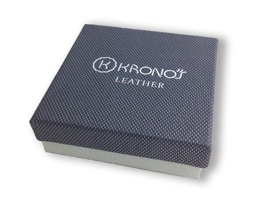 Pulsera hombre detalle negro Kronos