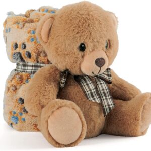 Peluche y Manta Oso Pardo - Perletti