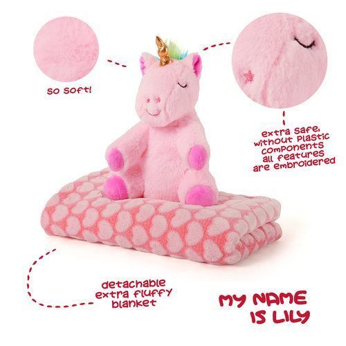 Peluche y Manta Unicornio