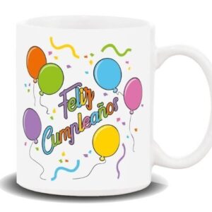 TAZA Mensaje FELIZ CUMPLEAÑOS