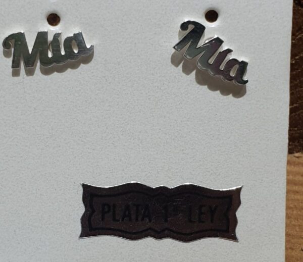 Pendiente nombre personalizado