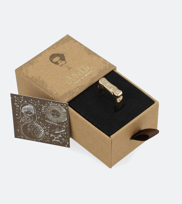 Anillo dorado runas - Anekke