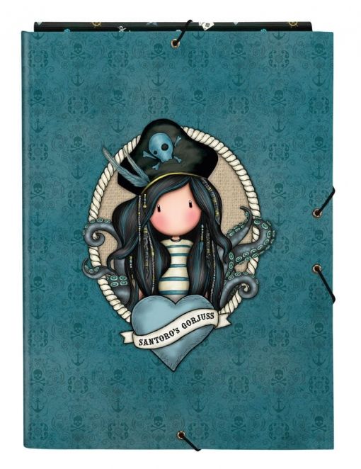 Carpeta Solapas Gorjuss Black Pearl
