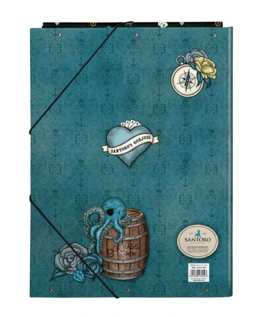 Carpeta Solapas Gorjuss Black Pearl