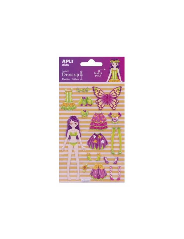 Pegatinas Modelo Annie 3D Dress Up 1H Apli 17603