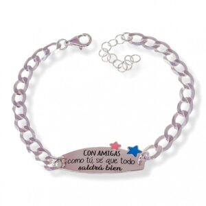 Pulsera amigas estrellas esmalte