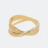 Anillo triple dorado Jera - Anekke