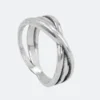 Anillo triple plateado Jera - Anekke