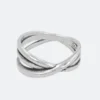 Anillo triple plateado Jera - Anekke