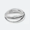 Anillo triple plateado Jera - Anekke
