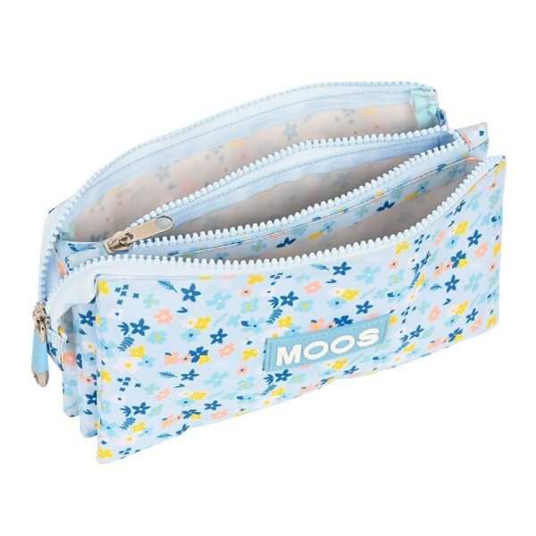 PORTATODO TRIPLE RECICLADO MOOS "LOVELY" - Safta