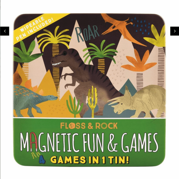 Juegos magnéticos 4 en 1: Dinosaurios