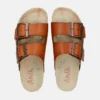 Sandalias bio de mujer marrón Menire - Anekke