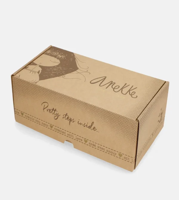 Sandalias bio de mujer marrón Menire - Anekke