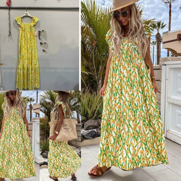 3e0f9925-7453-49dc-b5dc-0c6aaef8b551 Vestido Margaritas Amarillo
