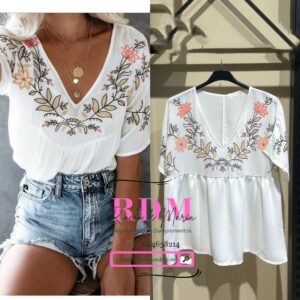 blusa-flores Blusa Jaén flores