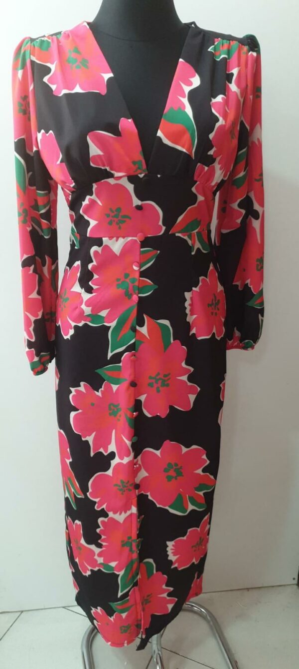Vestido Midi floral salvaje