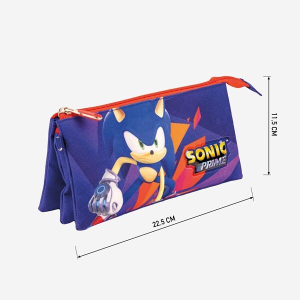 ESTUCHE 3 COMPARTIMENTOS SONIC PRIME