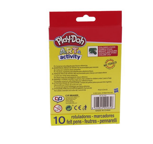 CAJA 12 ROTULADORES 5MM - PLAY DOH