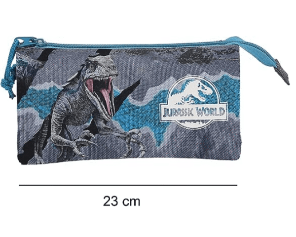 ESTUCHE 3 DEPARTAMENTOS JURASSIK WORLD - CYP BRANDS
