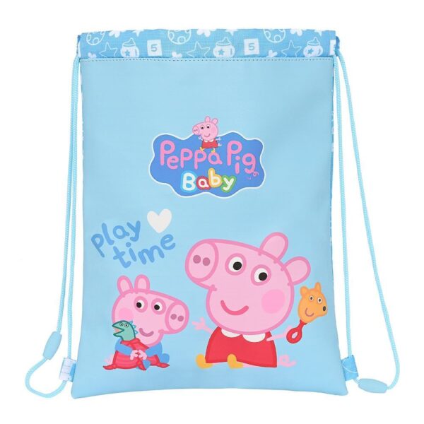 SACO MOCHILA SACO PLANO JUNIOR PEPPA PIG "BABY"