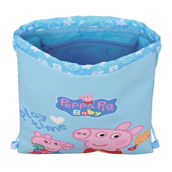 SACO3 MOCHILA SACO PLANO JUNIOR PEPPA PIG "BABY"