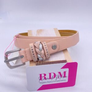 Cinturón Piel Rosa Nude