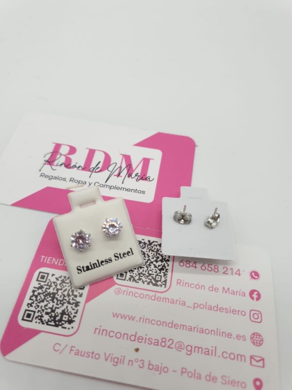 Pendiente Acero Strass