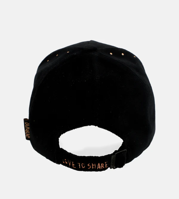 GORRANEGRA3 Gorra terciopelo negra Shodō Anekke