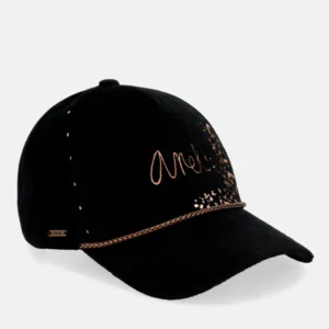 Gorra terciopelo negra Shodō Anekke
