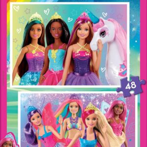PUZZLE 2X48 PIEZAS BARBIE