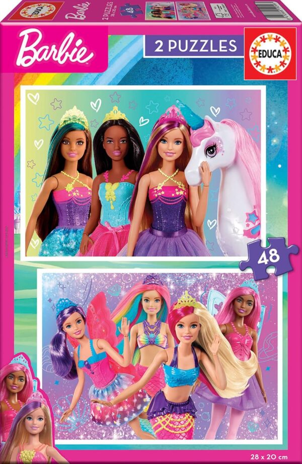 PUZZLE 48 PIEZAS PUZZLE 2X48 PIEZAS BARBIE