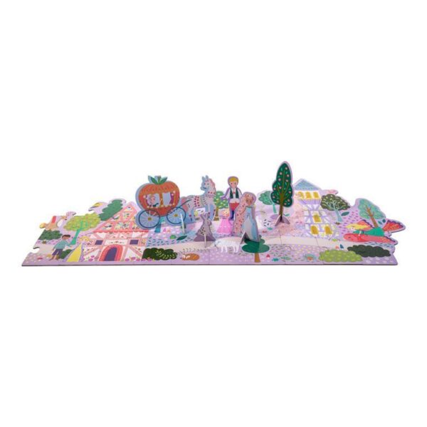 PUZZLE DE SUELO CON FIGURAS FAIRY TALE (60 PIEZAS)