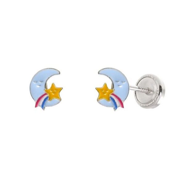Pendiente rosca luna y estrella