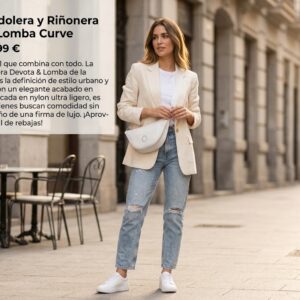 Bolso Bandolera y Riñonera Devota & Lomba Curve