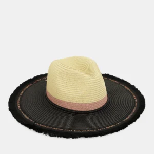 Sombrero rafia combinado - Anekke