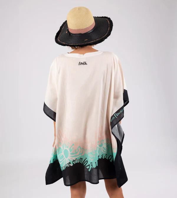 Sombrero rafia combinado - Anekke
