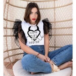 CAMISETA WHITE DEMONDS ORGANZA - Noc The Brand