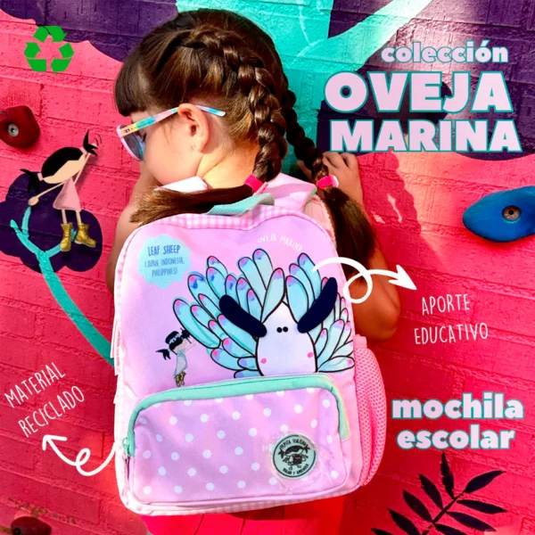 Mochila infantil Oveja Marina - Pepita viajera