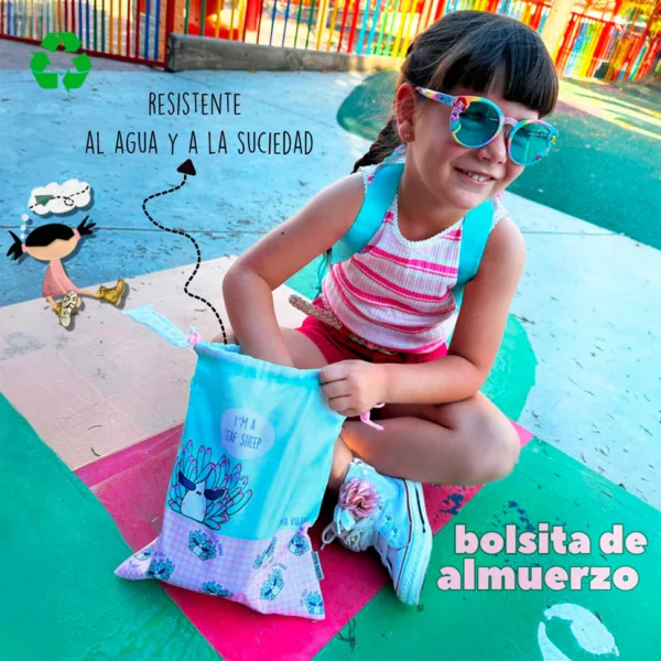 Pack Bolsas multiusos y Mochila blanda recicladas Oveja Marina4 Pack Bolsas multiusos y Mochila blanda recicladas Oveja Marina