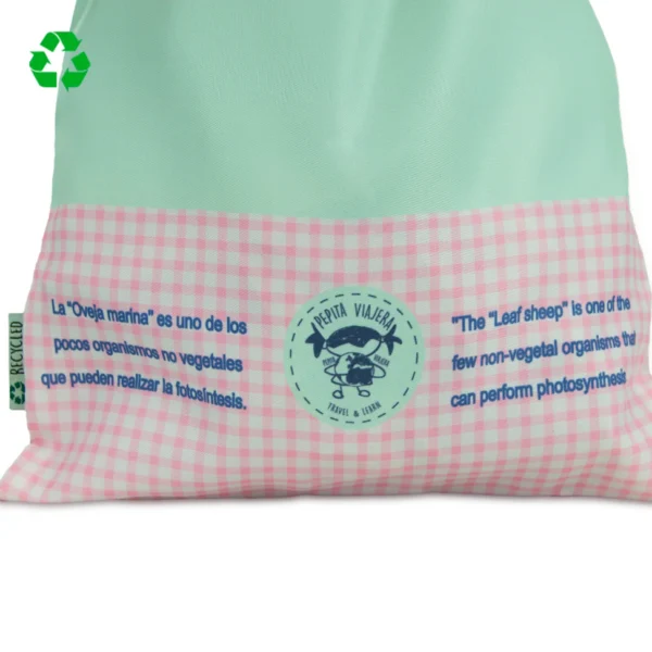 Pack Bolsas multiusos y Mochila blanda recicladas Oveja Marina5 Pack Bolsas multiusos y Mochila blanda recicladas Oveja Marina