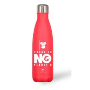BOTELLA ACERO INOX 500 ML. COLECCION RAINBOW ROJA