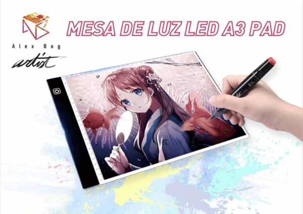 MESA LUZ LED A3 PAD ARTIST